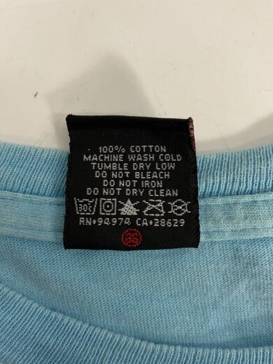 商品画像：長袖Tシャツ/M/コットン/BLU/無地 4
