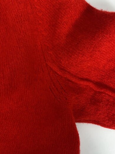 商品画像：カーディガン(薄手)/--/ウール/RED/td-n040 7