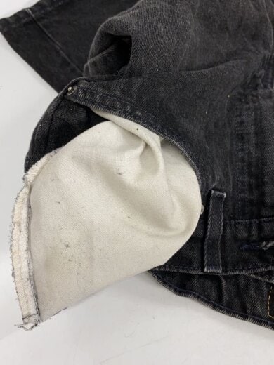 商品画像：90s/ボタン裏575/USA製/オレンジタブ/55ショートパンツ/32/コットン/BLK 7