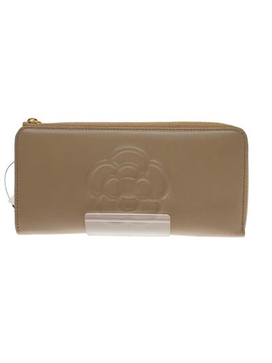 商品画像：長財布/レザー/GRY/無地/レディース// 1