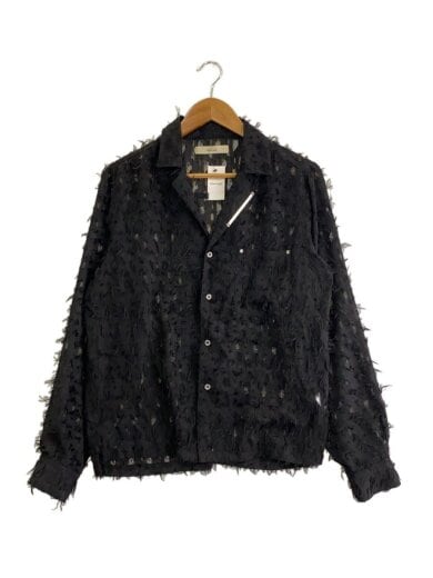 商品画像：長袖シャツ/M/ポリエステル/BLK/2504-jls-fbl0010// 1