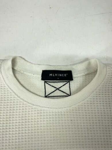商品画像：長袖Tシャツ/L/ポリエステル/WHT/無地/MV24W09-PLT 6