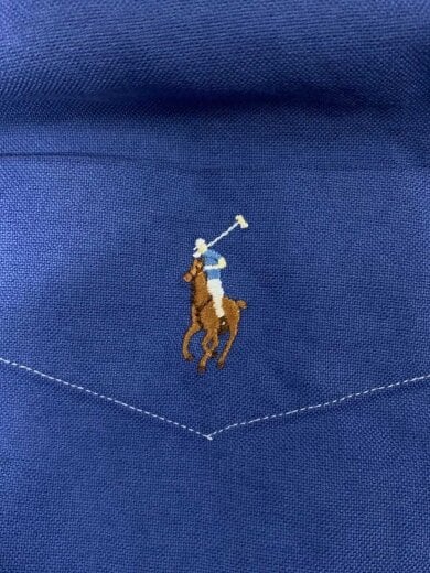 商品画像：長袖シャツ/L/コットン/BLU/無地 9