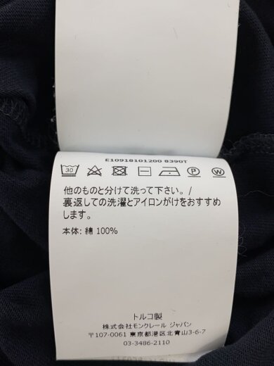 商品画像：Tシャツ/S/コットン/BLK/無地/E10918101200 5