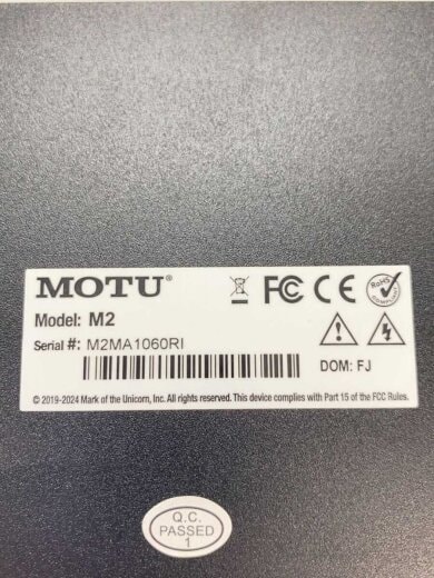 画像：MOTUオーディオその他/M27