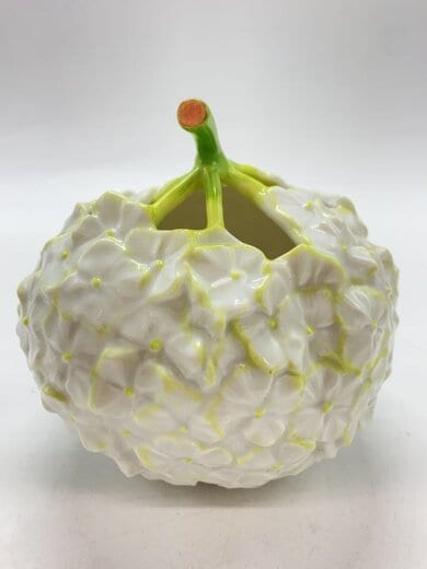 商品画像：壷・花瓶/WHT/紫陽花/フラワーベース 4