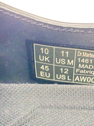 商品画像：ドレスシューズ/UK10/BLK/1461 KING NERD 5