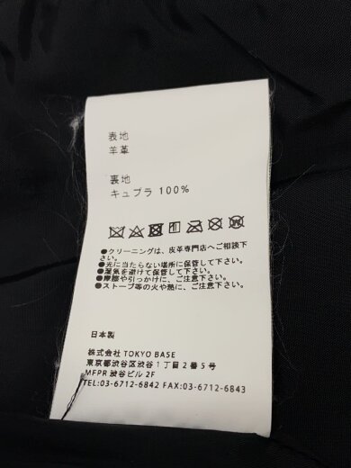 商品画像：レザージャケット・ブルゾン/2/羊革/BLK/408352007// 5