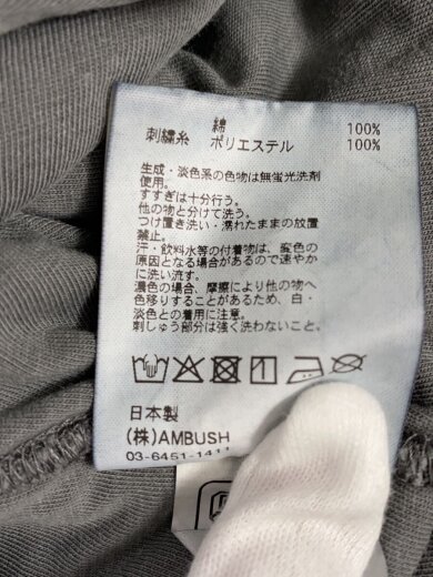 商品画像：WASHED CROPPED HOODIE/M/コットン/GRY/12115642// 4
