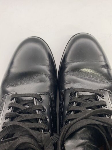 商品画像：postman boots/レースアップブーツ/27cm/BLK/レザー/9197 8