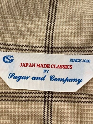 商品画像：長袖シャツ/M/コットン/BEG/チェック// 3