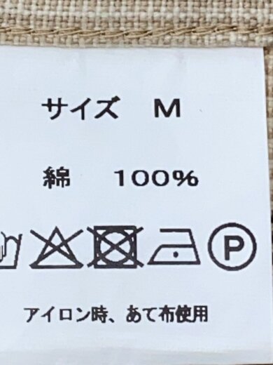商品画像：長袖シャツ/M/コットン/BEG/チェック// 4