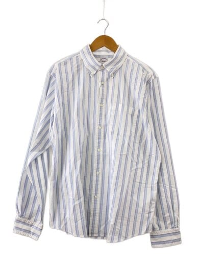 商品画像：UNITED ARROWS別注/長袖シャツ/L/コットン/BLU/ストライプ/5399-214NW098// 1