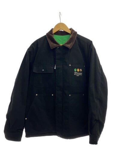 商品画像：REVERSIBLE WORK JACKET/ジャケット/L/コットン/BLK/無地/101223021007// 1