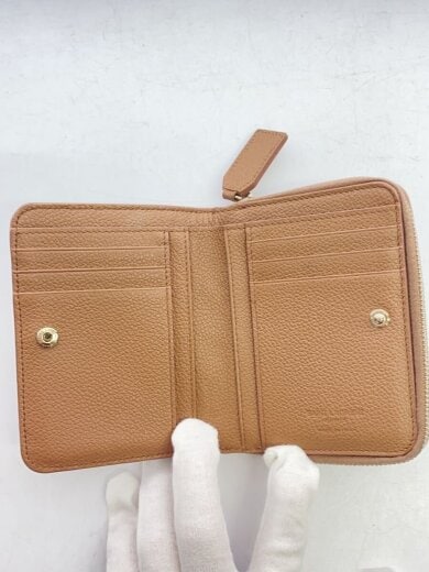 商品画像：2つ折り財布/レザー/BEG/レディース 7