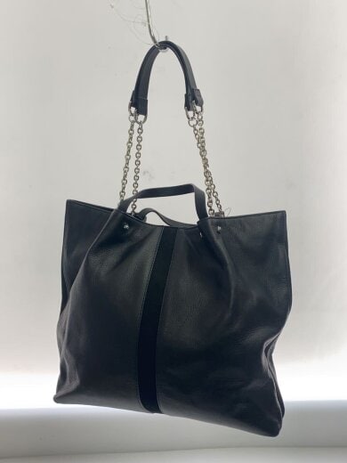 商品画像：トートバッグ/レザー/BLK/2way 2