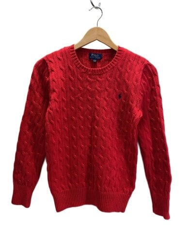 画像：POLO RALPH LAURENニット・セーター(厚手)/M/コットン/RED/MC2241