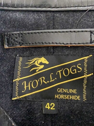 商品画像：HOR.L.TOGS/レザージャケット・ブルゾン/42/馬革/BLK/無地 3