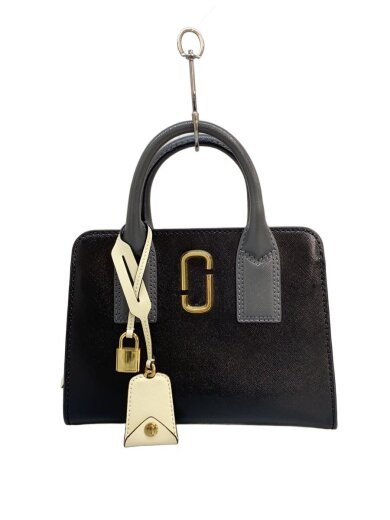 商品画像：ハンドバッグ/レザー/BLK/06T-02267416// 1