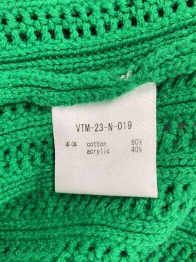商品画像：カーディガン(薄手)/M/コットン/GRN/VTM-23-N-019 4