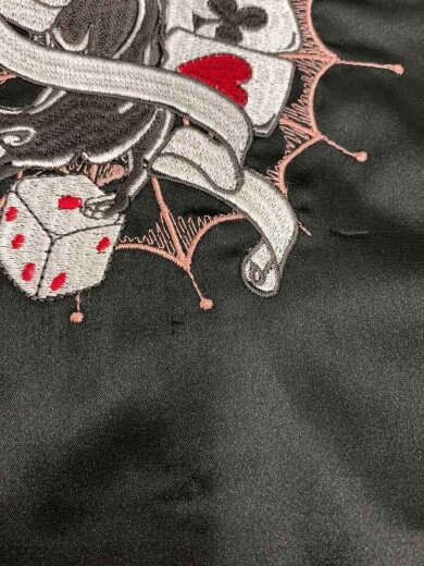 商品画像：ハローキティ/スカジャン/L/ポリエステル/BLK 6