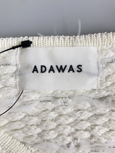 商品画像：FRENGE TWEED JACKET/ジャケット/FREE/ポリエステル/WHT/無地/ADWS-308-65 3