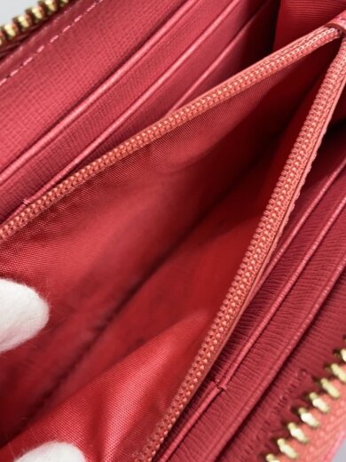 商品画像：長財布/レザー/PNK/無地/レディース 5