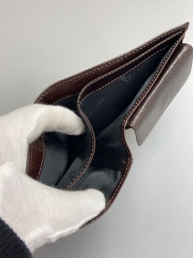 商品画像：2つ折り財布/レザー/BRW/メンズ 6