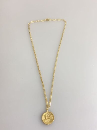 商品画像：IENA別注/COIN45/ロングレクタングル/コインネックレス/メッキ/GLD/レディース 2