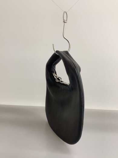 商品画像：ROUND ONE SHOULDER/ハンドバッグ/レザー/BLK/無地 2