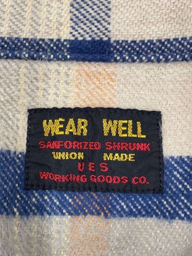 商品画像：先染めヘビーチェックネルシャツ/長袖シャツ/2/コットン/BEG/502453 3