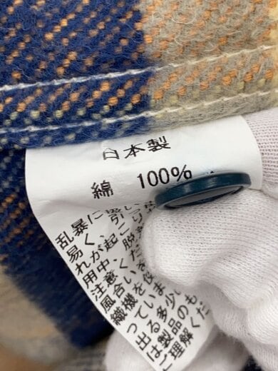 商品画像：先染めヘビーチェックネルシャツ/長袖シャツ/2/コットン/BEG/502453 4