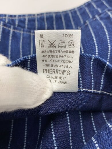 商品画像：ウォバッシュベスト/38/コットン/BLU/ストライプ 4
