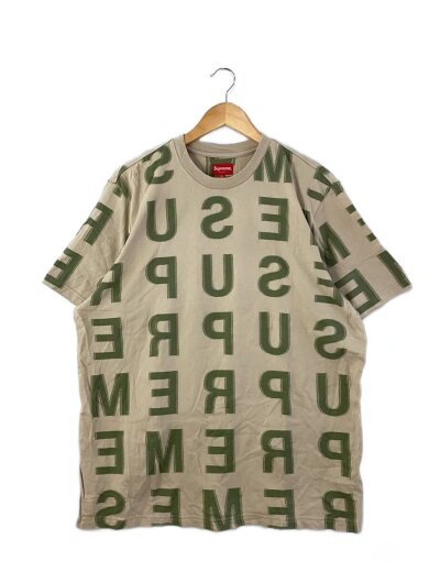 商品画像：Tシャツ/XL/コットン/BEG/総柄// 1
