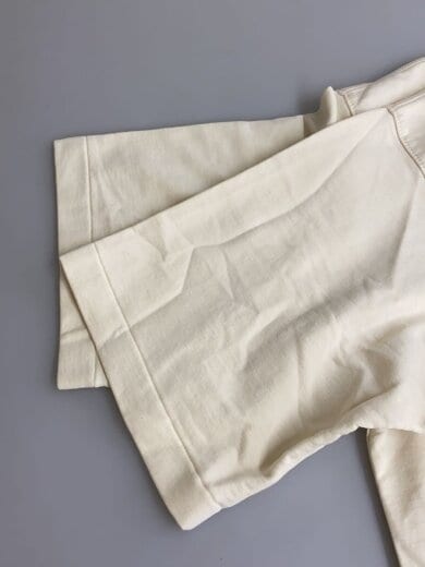 商品画像：SUPER HIGH GAUGE NAPPED SWEAT TEE/3/コットン/IVO/無地/A22ST02// 5