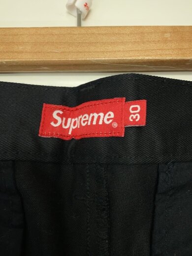 画像：Supremeボトム/30/コットン/BLK4