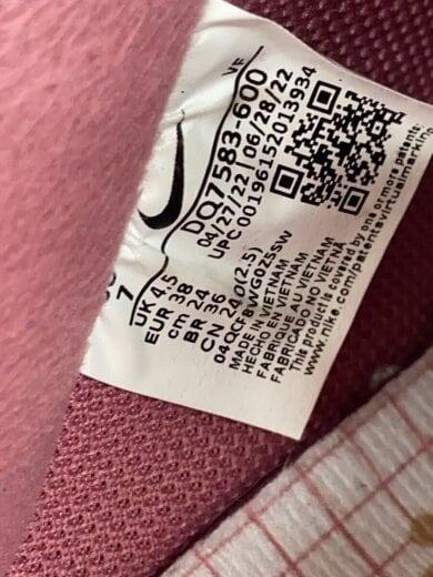商品画像：AIR FORCE 1 07 SE_エア フォース 1 07 SE/24cm/PNK// 5