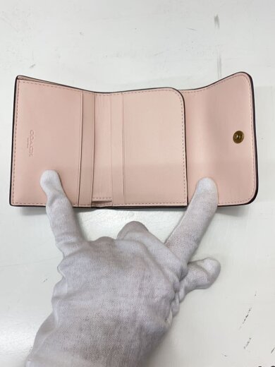 商品画像：2つ折り財布/レザー/PNK/レディース// 4