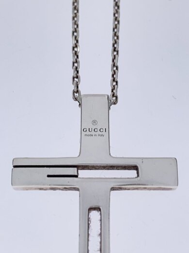 商品画像：ネックレス/SV925/WHT/トップ有/メンズ/0309J8055 4