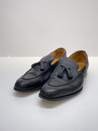 商品画像：シボ革/タッセルローファー/BLK// 2
