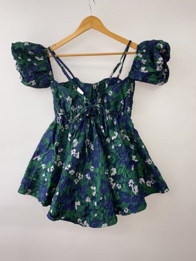 商品画像：off shoulder cami tunic/キャミワンピース/FREE/ポリエステル/GRN/花柄// 2