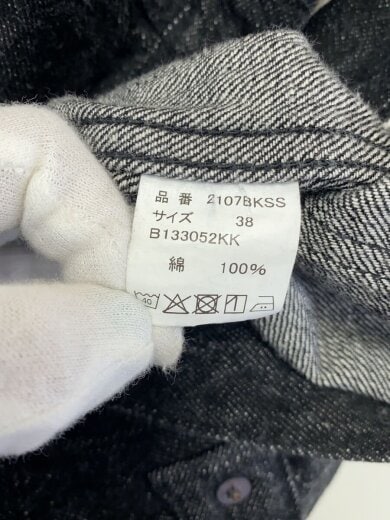 商品画像：Gジャン/38/デニム/BLK/2107BKSS// 5