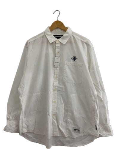 商品画像：TRAD SHIRTS LS/長袖シャツ/M/コットン/WHT/無地/232SPNH-SHM01 1