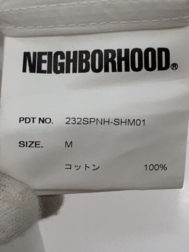 商品画像：TRAD SHIRTS LS/長袖シャツ/M/コットン/WHT/無地/232SPNH-SHM01 4