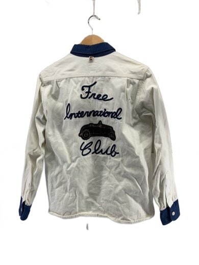 商品画像：長袖シャツ/2/コットン/WHT/0117305011007/所々ヨゴレ・色移り有 2