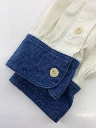 商品画像：長袖シャツ/2/コットン/WHT/0117305011007/所々ヨゴレ・色移り有 6