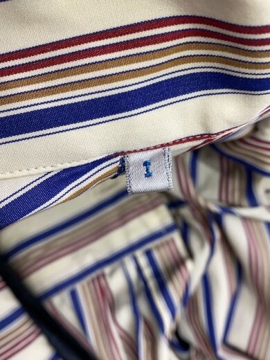 商品画像：長袖シャツ/1/コットン/マルチカラー/ストライプ/355-86383/25 C068 4