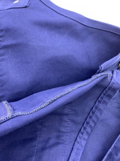 商品画像：DOLMEN/フレンチワーク/オーバーオール/46/コットン/BLU/70-80s/モールスキン/フランス製 3