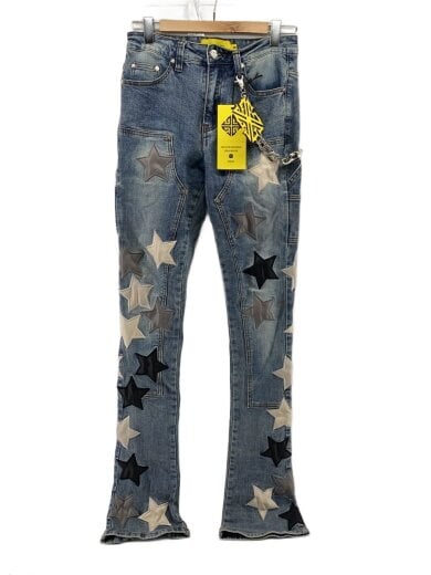 商品画像：ブーツカットパンツ/28/コットン/IDG/無地 1