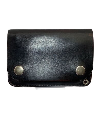 商品画像：GOOD OLD WORKS/2つ折り財布/レザー/BLK/メンズ 1